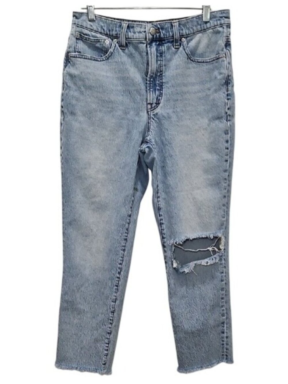 Madewell The Perfect Vintage Ankle Jean Distressed Size 30 Women's - Flaw